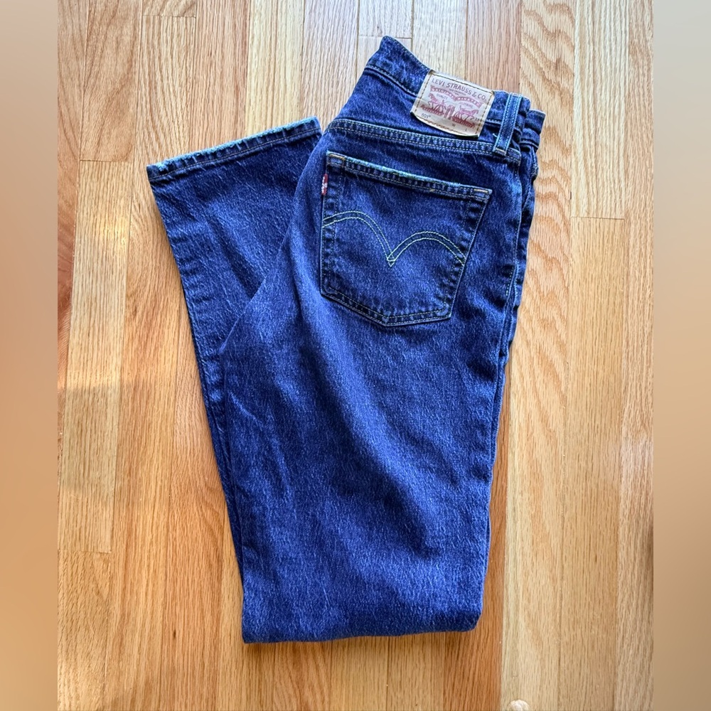 Levi 501s dark wash